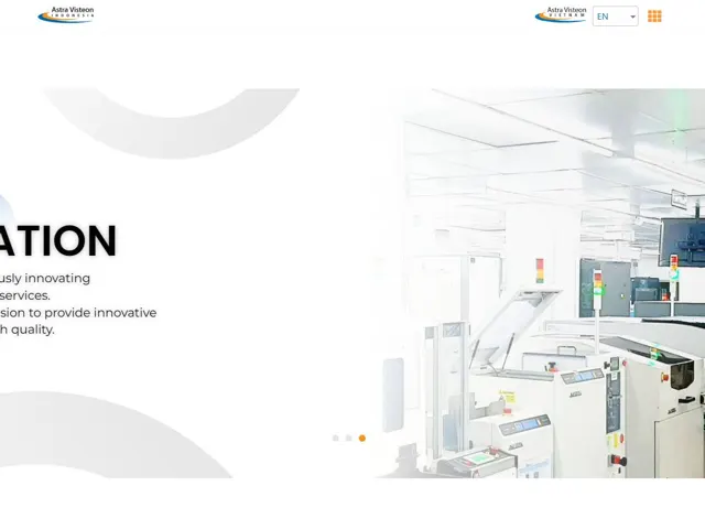 Astra Visteon automotive electronics innovation homepage