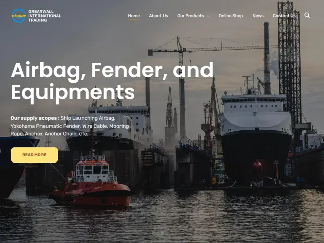 Greatwall International Trading marine equipment homepage