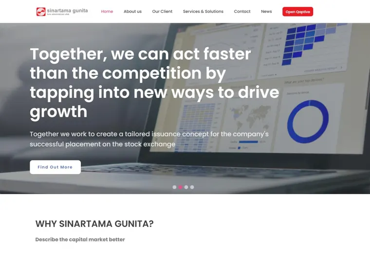 Sinartama Gunita securities administration homepage